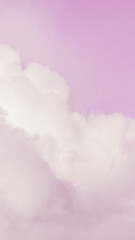Wall Mural - NSTA Story Template Backgrounds. Twilight sky with effect of light pastel colors. Colorful sunset of soft clouds. 9:16 Aspect Ratio