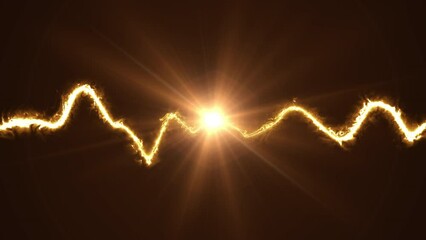 Wall Mural - electric discharge collision. blue and red impulse shock energy explosion. flash lightning effect is