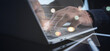 © tippapatt - Digital software technology development concept. Coder programmer, software engineer coding computer language, javascript on laptop computer