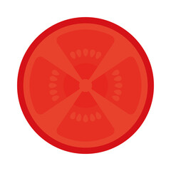 Sticker - tomato slice icon