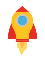 Poster - space rocket icon