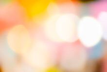 Colorful Abstract Soft Bokeh Blur Light Background