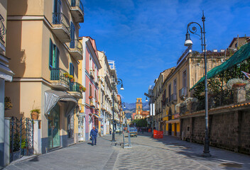 Wall Mural - Narrow streets in Sorrento, Italy