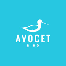Little Bird Avocets Logo Design Vector Graphic Symbol Icon Illustration Creative Idea