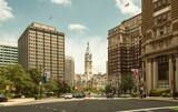 Fototapeta Kawa jest smaczna - Philadelphia street view