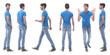 © ASDF - side view . modern young man in jeans.