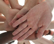 © ASDF - bottom view. a high tower of the hand