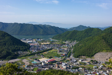 Wall Mural - 日本の岡山県備前市の天狗山の美しい風景