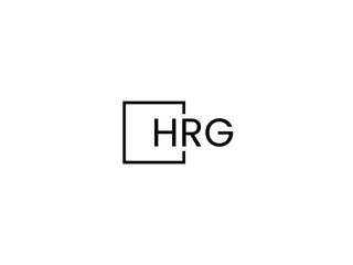 HRG letter initial logo design vector illustration