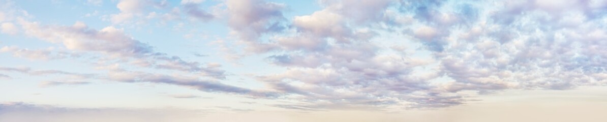 Wall Mural - panoramic landscape of sky clouds