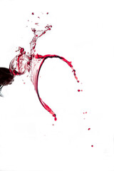 Poster - A wine glass spill