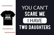 You can't scare me i have two daughters
