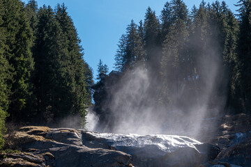 Krimml Waterfalls in Austria