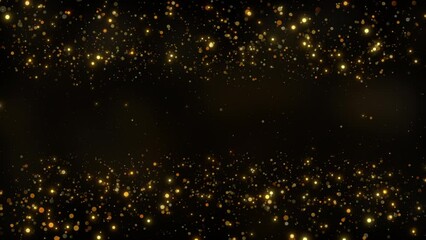 Wall Mural - rich gold sparkle background video