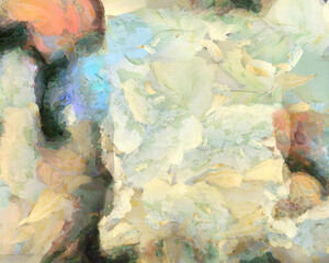 Wall Mural - painting on canvas. abstract background