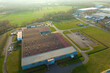 © bilanol - Aerial view of new factory building for producing and shipping of industrial equipment