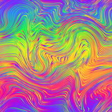 Psychedelic Warp Lines. Seamless Texture