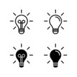 © avaicon - Lamp icons vector. Light bulb sign and symbol. idea symbol.