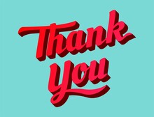 Typography Thank You Text Effect