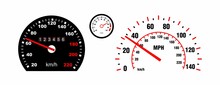 Car Speedometer Vector