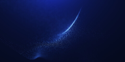 Wall Mural - abstract blue background