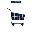 © keenan - shopping cart icon symbol template for graphic and web design collection logo vector illustration