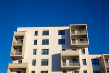 Germany, Bavaria, Munich, Energy Efficient Timber Apartments In Prinz-Eugen-Park Complex