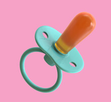 A Set Of Candy Teats. 3d Illustration. Isolated On Background.