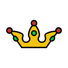 Wall Mural - Party Crown Icon