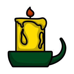 Poster - Candle In Candlestick Icon