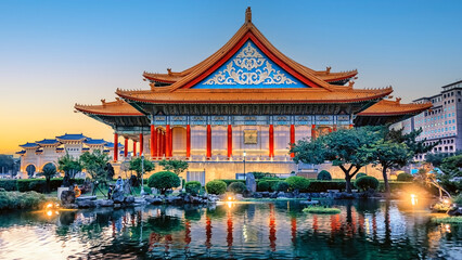 Canvas Print - Liberty Square in Taipei, Taiwan