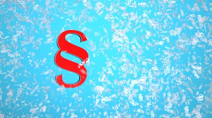Wall Mural - Paragraphs Confetti