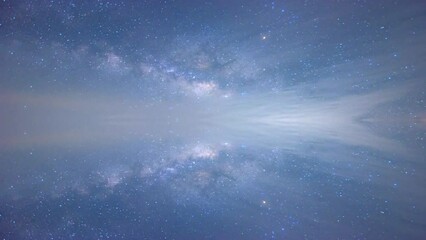 Wall Mural - milky way galaxy time lapse lampang thailand, universe galaxy milky way time lapse, dark milky way, 