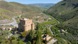 vista del castillo de Gérgal en la provincia de Almería, España