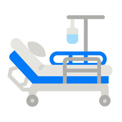 Poster - hospital flat icon