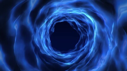 Wall Mural - Abstract  fantasy background energy wave tunnel shiny form loop