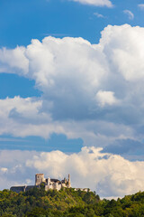 Ruins of Cachtice castle, residence of Elisabeth Bathory, Slovakia