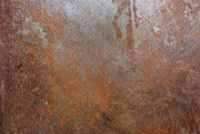 Background With Rust Metal