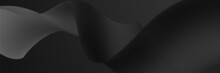 Black Abstract Banner Background