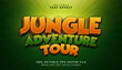 © Farhad - 3D Jungle Adventure Tour text effect - Editable text effect