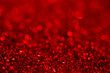 Red glitter background.