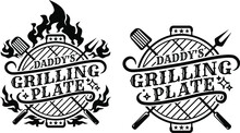 Dad's Barbecue Best In Town Vector For Father's Day, BBQ, Grill, Grilling