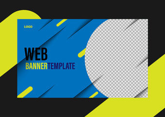 Wall Mural - header banner website abstract background, geometric graphic and diagonal line template presentation