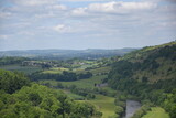 Fototapeta Natura - the river wye at the bottom of the wye valley from the top of symonds yat
