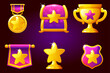 Set stars icons for Game, violaceous rating icon
