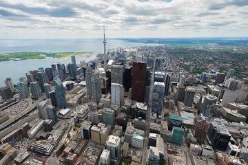 Wall Mural - Toronto s financial district from the East 