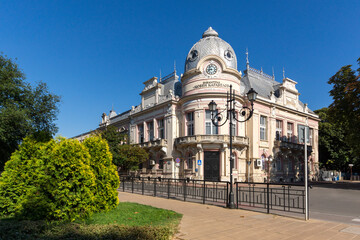 Kniaz Alexander Battenberg Square in city of Ruse, Bulgaria