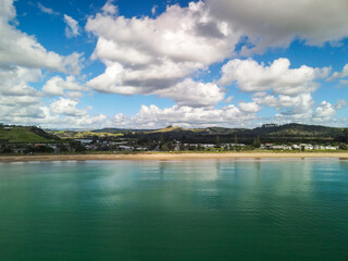 Wall Mural - Cliffs of Coopers Beach, Doubtless Bay