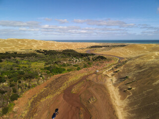 Poster - Cape Reinga Sand Dunes in New Zealand's far North