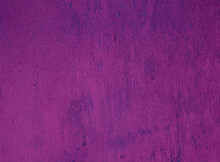 Texture From The Surface Of The Old Damaged Purple Paint On The Wall.